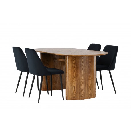 Spisebordssæt Isolde med Night stole