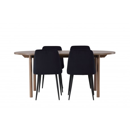 Spisebordssæt Andy med Night stole