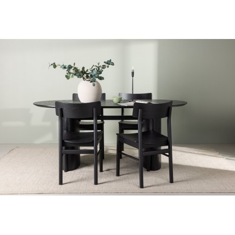 Spisebordssæt Isolde med stolene Montros