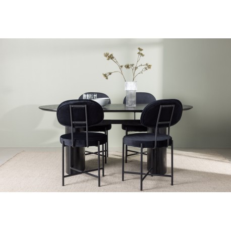 Spisebordssæt Isolde med stole Stella