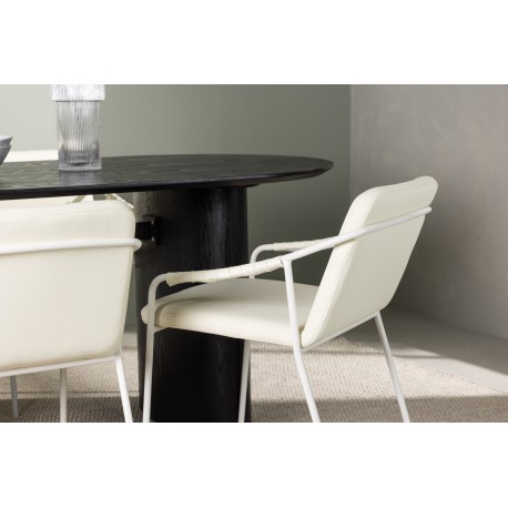 Spisebordssæt Isolde med Tvist stole