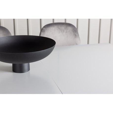 Spisebordssæt Disa med Spisebordsstole Eva - Lysegrå og Hvid