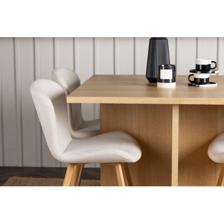 Spisebordssæt Leo med Spisebordsstole Lilja