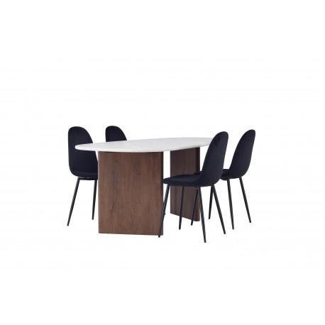 Spisebordssæt Gronvik med stole Polar