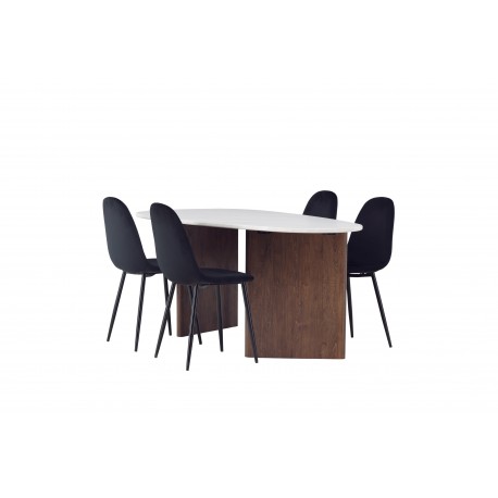 Spisebordssæt Gronvik med stole Polar