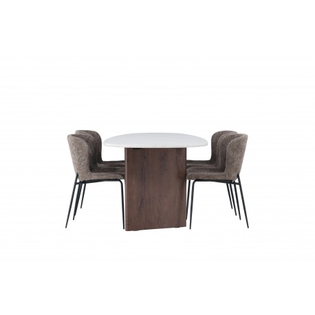 Spisebordssæt Gronvik med Modesto stole