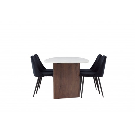 Spisebordssæt Gronvik med stole Night