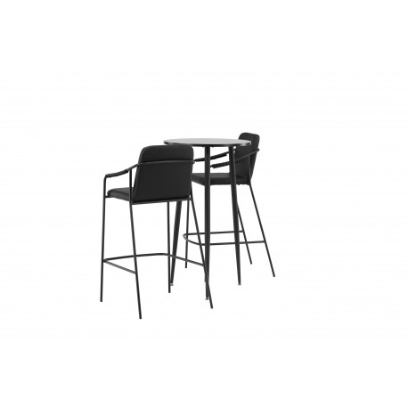 Bar sæt Plaza med stole Tvist - Sort