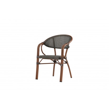 Vila Café Stol - Sort,Brun