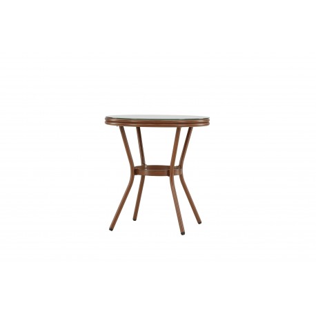 Loures Cafébord - Brun,Grå