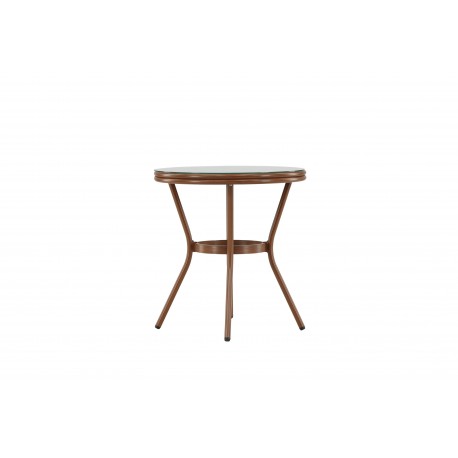 Loures Cafébord - Brun,Grå