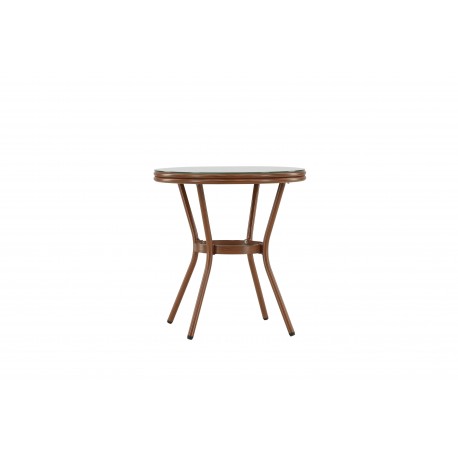 Loures Cafébord - Brun,Grå