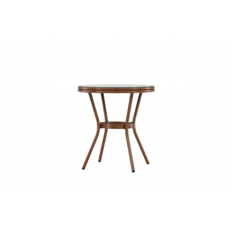 Loures Cafébord - Brun,Grå