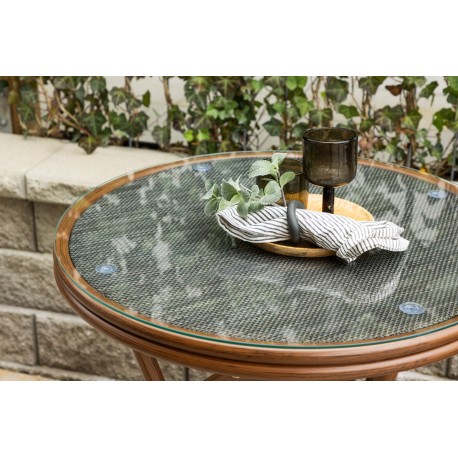 Loures Cafébord - Brun,Grå