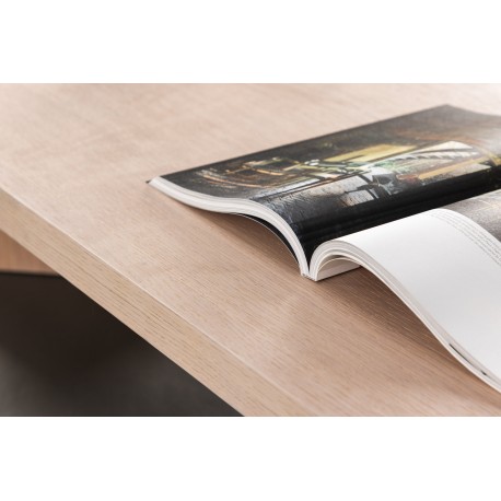 Bassholmen Sofabord 140 x 80 cm - Hvidpigmenteret