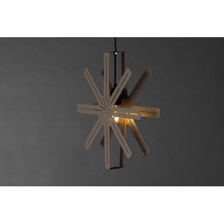 Safsen Loftlampe - Sort og Mocca