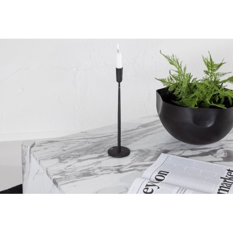 Rogaland Sofabord 100x100cm - Hvid Marmorlook