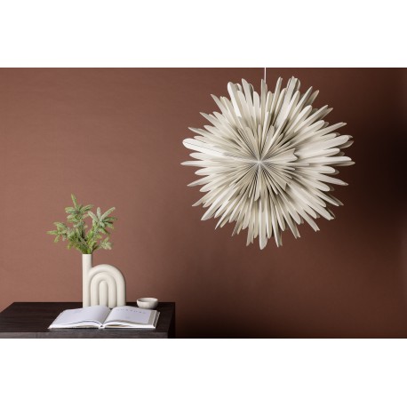 Salen Pendellampe - Beige og Hvid