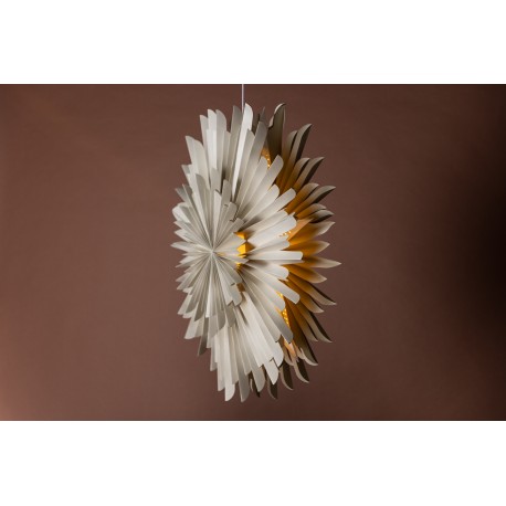 Salen Pendellampe - Beige og Hvid