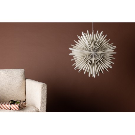 Salen Pendellampe - Beige og Hvid