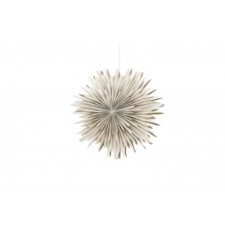 Salen Pendel Lampe - Beige og Hvid