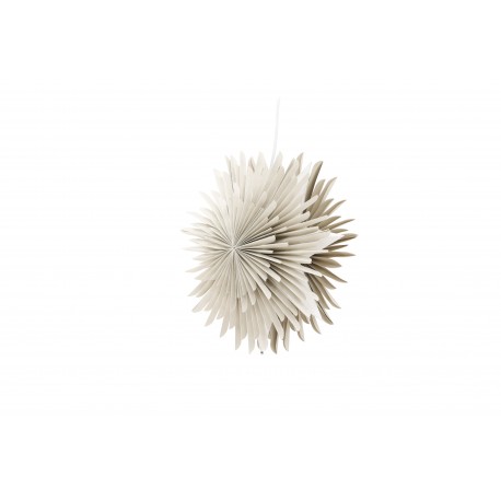 Salen Pendel Lampe - Beige og Hvid