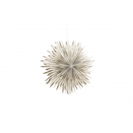 Salen Pendel Lampe - Beige og Hvid