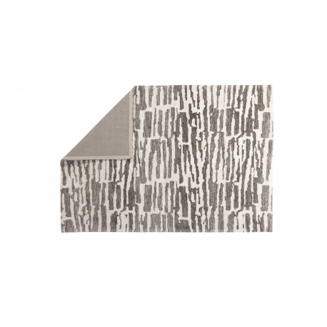 Milos Tæppe - Grå og Hvid