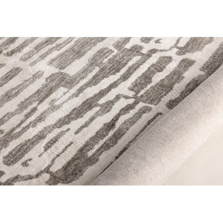 Milos Tæppe - Grå og Hvid