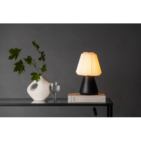 Fjallen Bordlampe - Sort og Hvid
