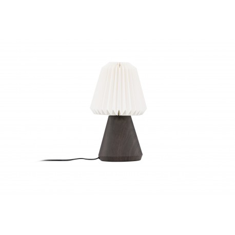 Fjallen Bordlampe - Valnød og Hvid