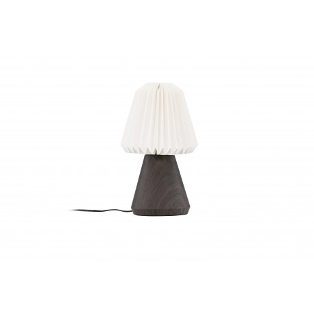 Fjallen Bordlampe - Valnød og Hvid