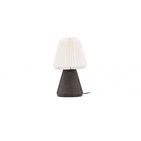 Fjallen Bordlampe - Valnød og Hvid
