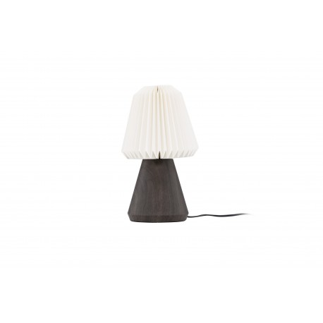 Fjallen Bordlampe - Valnød og Hvid