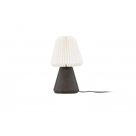 Fjallen Bordlampe - Valnød og Hvid