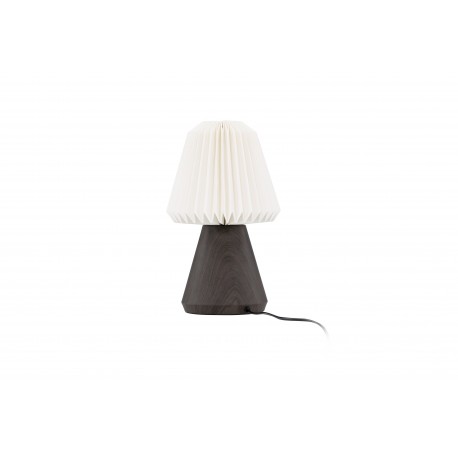 Fjallen Bordlampe - Valnød og Hvid