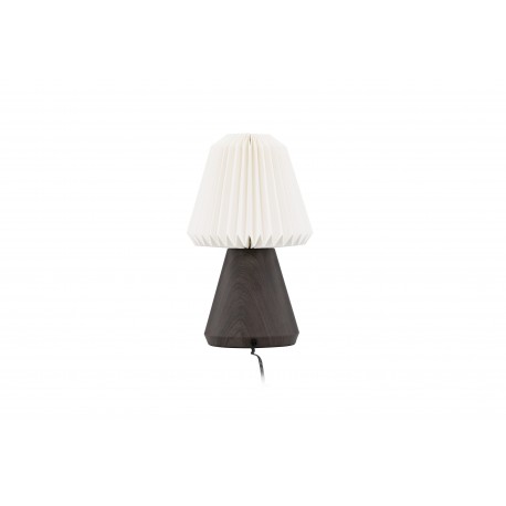 Fjallen Bordlampe - Valnød og Hvid