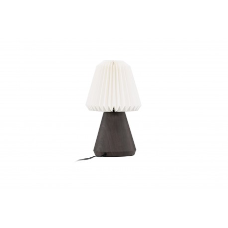 Fjallen Bordlampe - Valnød og Hvid