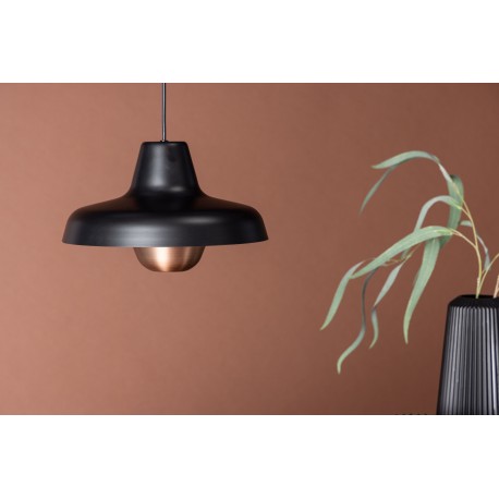 Hogbyn Loftlampe - Sort og Kobber