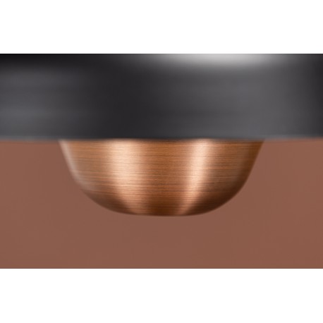 Hogbyn Loftlampe - Sort og Kobber