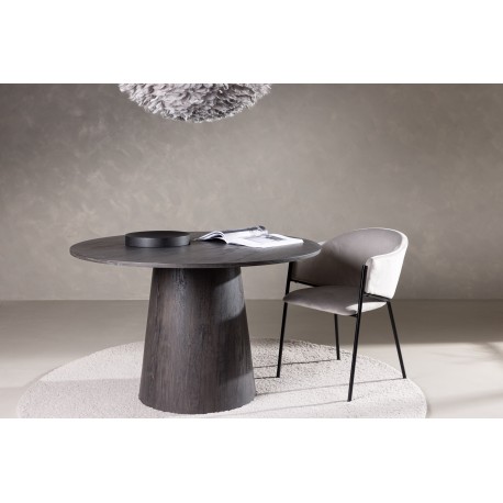 Lanzo Rundt spisebord - Mocca