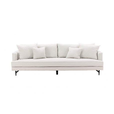 Sofia 3 personers Sofa - Beige og Sort