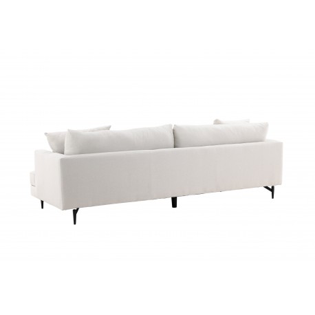Sofia 3 personers Sofa - Beige og Sort
