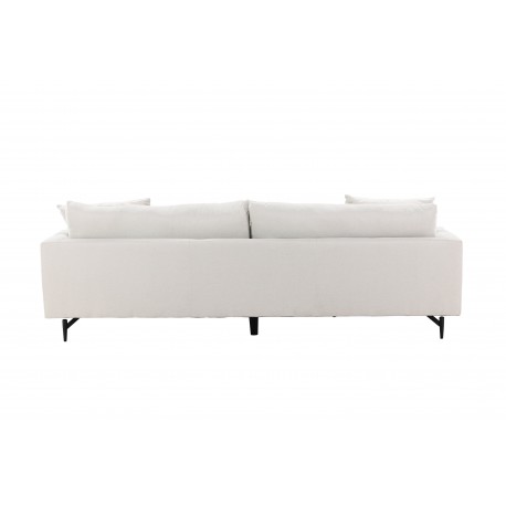 Sofia 3 personers Sofa - Beige og Sort