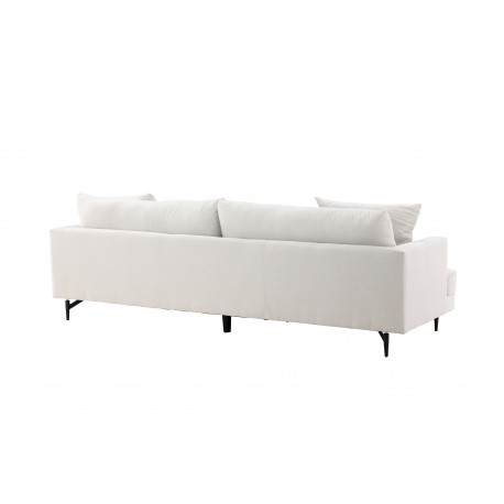 Sofia 3 personers Sofa - Beige og Sort