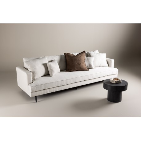 Sofia 3 personers Sofa - Beige og Sort