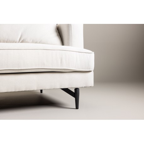 Sofia 3 personers Sofa - Beige og Sort