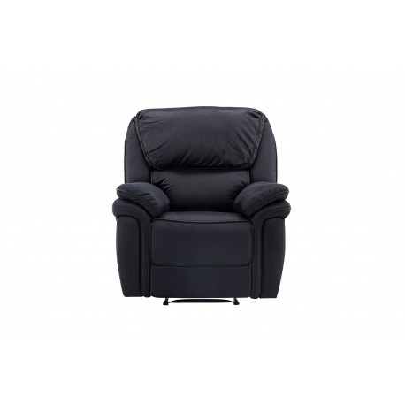 Saranda Recliner Lænestol - Sort Mikrofiber