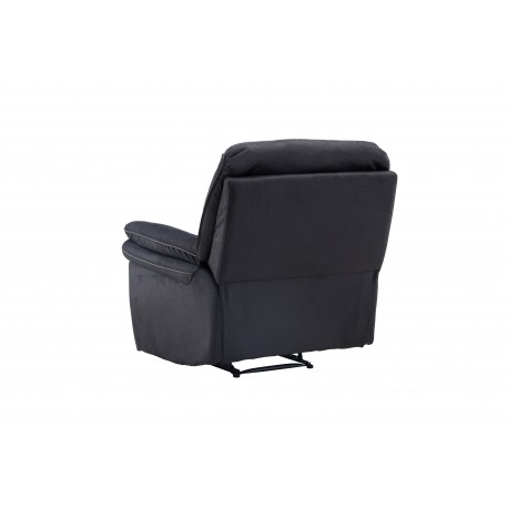 Saranda Recliner Lænestol - Sort Mikrofiber