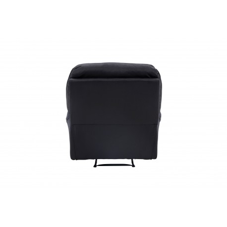 Saranda Recliner Lænestol - Sort Mikrofiber
